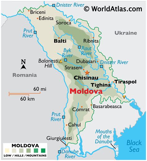 moldova mapa